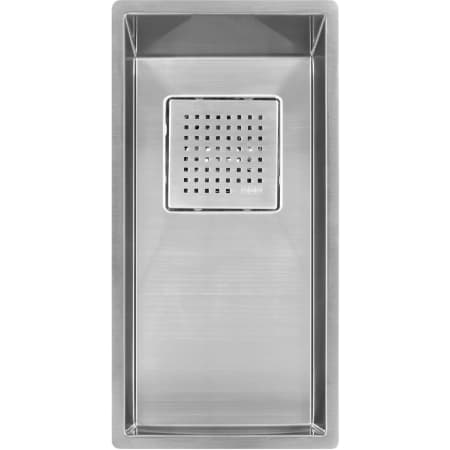 Franke Peak 8-1/4" Undermount Single Basin Stainless Steel Kitchen Sink Diamond