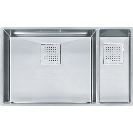 Franke Peak 30-7/8" Undermount Double Basin Stainless Steel Kitchen Sink Diamond