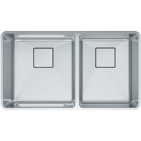 Franke Pescara 32" Undermount Double Basin Stainless Steel Kitchen Sink Pearl