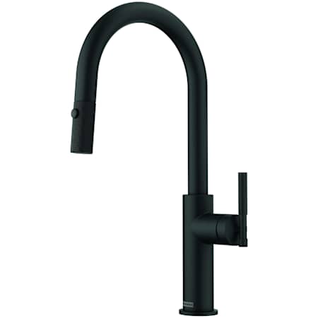 Franke Franke Maris Stripes 1.75 GPM 16-3/4" Single Hole Pull Down Kitchen Faucet Matte Black