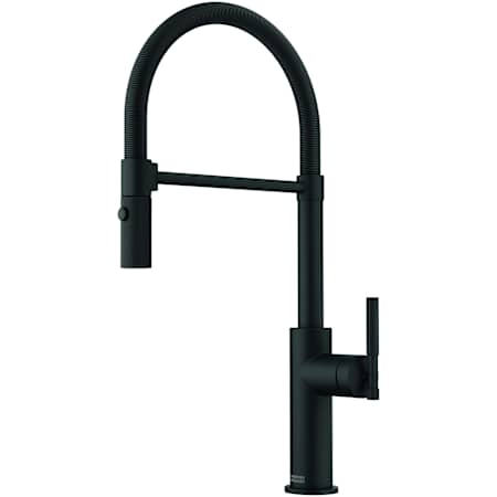 Franke Franke Maris Stripes 1.75 GPM Single Hole Pull Down Kitchen Faucet Matte Black