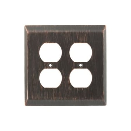 Franklin Brass Stately Double Duplex Wall Plate Venetian Bronze