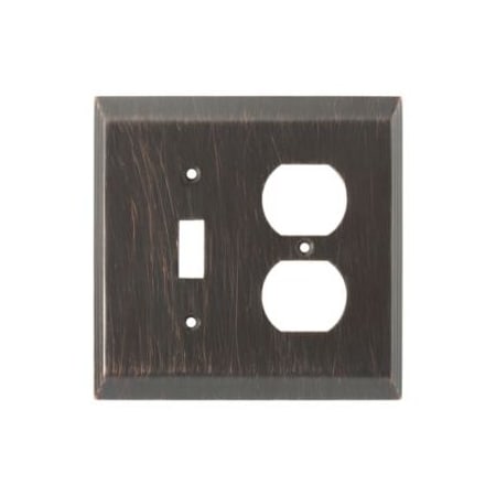 Franklin Brass Stately Series Single Switch and Duplex Wall Plate Venetian Bronze