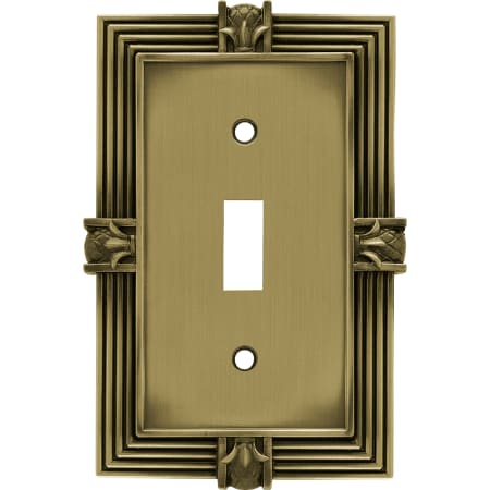 Franklin Brass Pineapple Series Single Wall Plate Tumbled Antique Brass