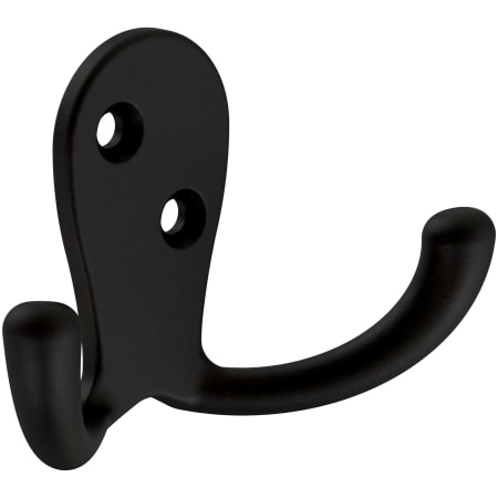Franklin Brass Basics Double Hook Robe Hook - Pack of 10 Matte Black