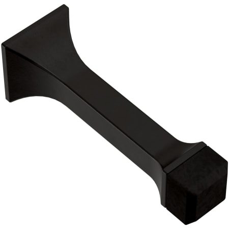 Franklin Brass Classic Edge 3 Inch Baseboard Mounted Rigid Door Stop - Pack of 5 Matte Black