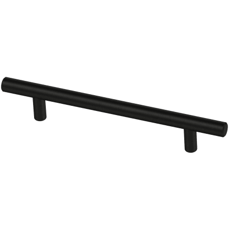 Franklin Brass 5 Inch Center to Center Bar Cabinet Pull - Pack of 5 Matte Black Antimicrobial
