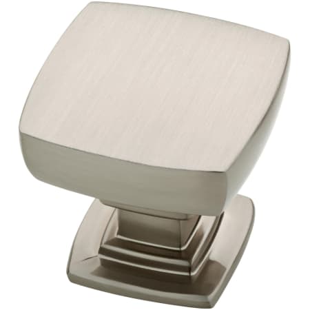 Franklin Brass Parow 1-1/8 Inch Square Cabinet Knob - Pack of 5 Satin Nickel Antimicrobial