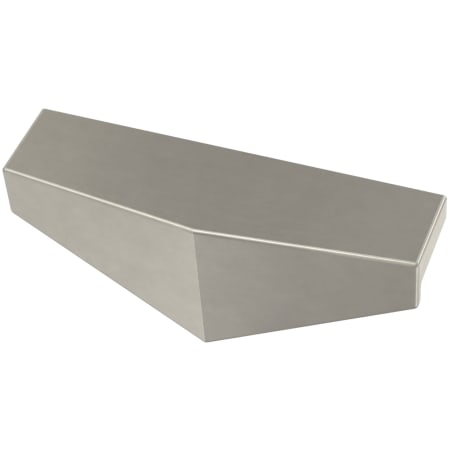 Franklin Brass Half Diamond 3 or 3-3/4 Inch Dual Center to Center Finger Cabinet Pull - Pack of 10 Brushed Nickel