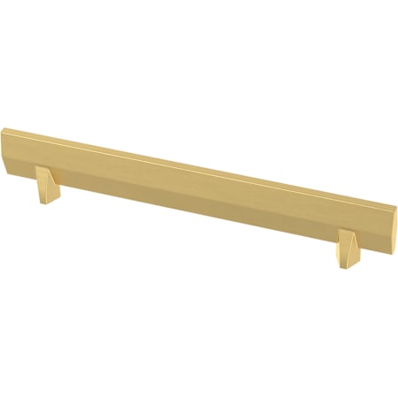 Franklin Brass Gathered Blade 5-1/16 Inch Center to Center Bar Cabinet Pull - Pack of 10 Brushed Brass