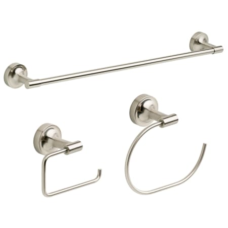 Franklin Brass Voisin 3-Piece Bathroom Hardware Kit Brushed Nickel
