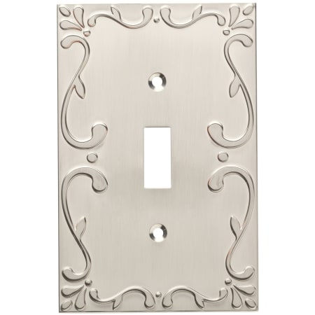 Franklin Brass Classic Lace Single Toggle Switch Wall Plate Brushed Nickel