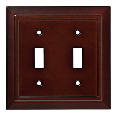 Franklin Brass Classic Architecture Double Switch Wall Plate Espresso