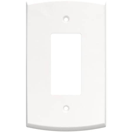 Franklin Brass Soft Arch Single Rocker Switch Outlet - Pack of 3 Pure White