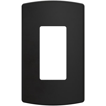 Franklin Brass Soft Modern Single Rocker Switch Outlet - Pack of 3 Matte Black