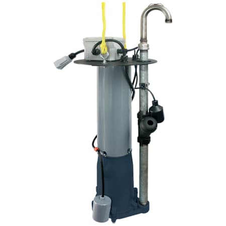 Franklin Electric IGPHR-A-RFK - 2 HP Direct Simplex Replacement High Head Automatic Grinder Pump for PDGS - 20' Leads - Gray Plug Junction Box (230V) N/A