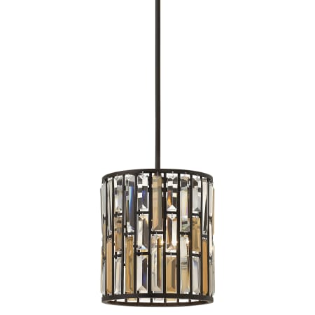 Fredrick Ramond Gemma 1 Light 10-1/2" Wide Pendant Vintage Bronze