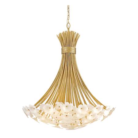 Fredrick Ramond Marianne 8 Light 38" Wide Chandelier Deluxe Gold