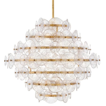 Fredrick Ramond Rene 16 Light 30" Wide Ring Chandelier Distressed Brass