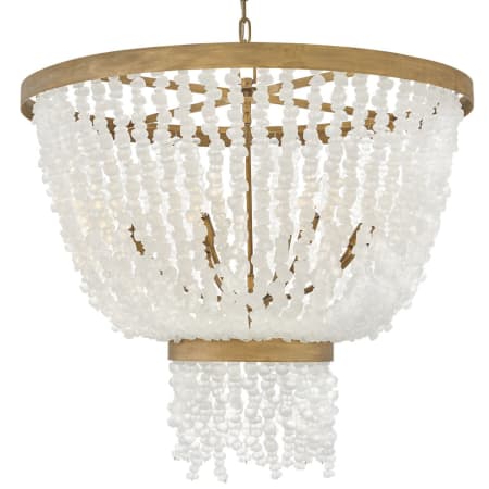 Fredrick Ramond Dune 8 Light 32" Wide Beaded Waterfall Chandelier Burnished Gold