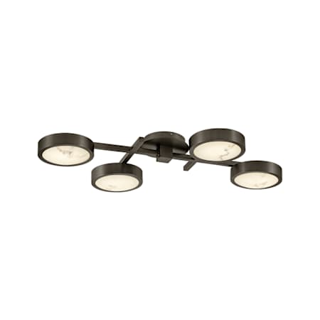 Fredrick Ramond Cava 30" Wide Flush Mount Ceiling Fixture Black Oxide
