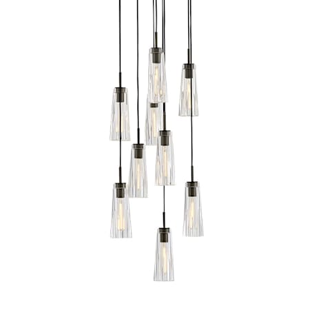 Fredrick Ramond Cosette 9 Light 20" Wide LED Multi Light Pendant Black Oxide
