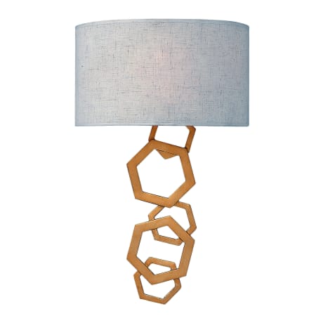 Fredrick Ramond 2 Light Wall Sconce From the Moxie Collection Sunset Gold
