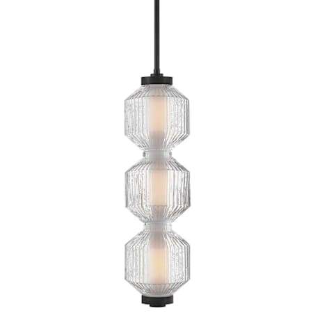 Fredrick Ramond Reign 8" Wide Mini Pendant Black