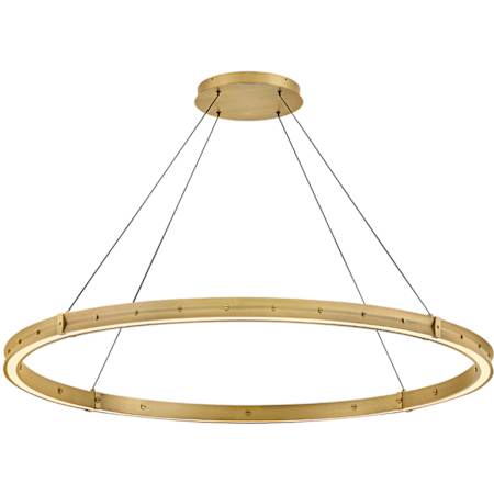 Fredrick Ramond Althea 53" Wide Ring Chandelier Lacquered Brass