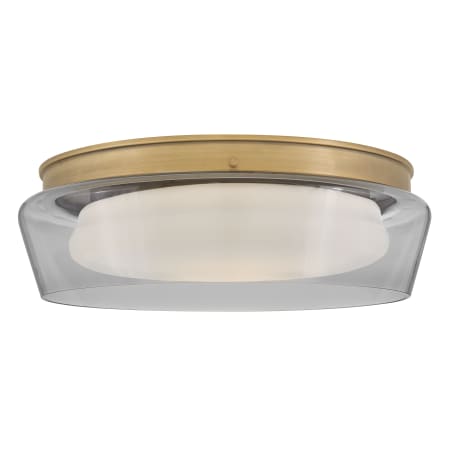 Fredrick Ramond Demi 22" Wide LED Flush Mount Ceiling Fixture Heritage Brass