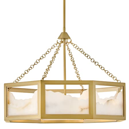 Fredrick Ramond Veleta 8 Light 26" Wide Pendant Lacquered Brass