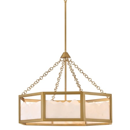 Fredrick Ramond Veleta 8 Light 36" Wide Chandelier Lacquered Brass