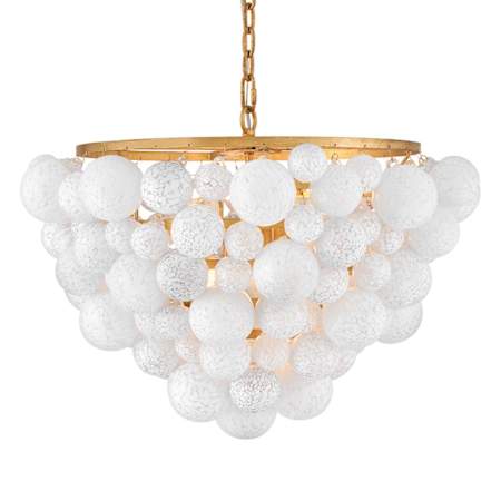 Fredrick Ramond Marabel 6 Light 31" Wide Ring Chandelier Distressed Brass
