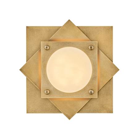 Fredrick Ramond Claude 16" Wide Flush Mount Square Ceiling Fixture Heritage Brass