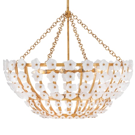 Fredrick Ramond Azalea 12 Light 36" Wide Chandelier Distressed Brass