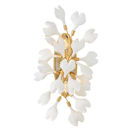 Fredrick Ramond Audra 2 Light 22" Tall Wall Sconce Deluxe Gold