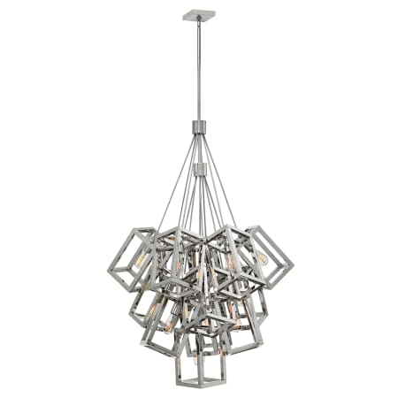 Fredrick Ramond 13 Light Large Foyer Pendant from the Ensemble Collection Polished Nickel