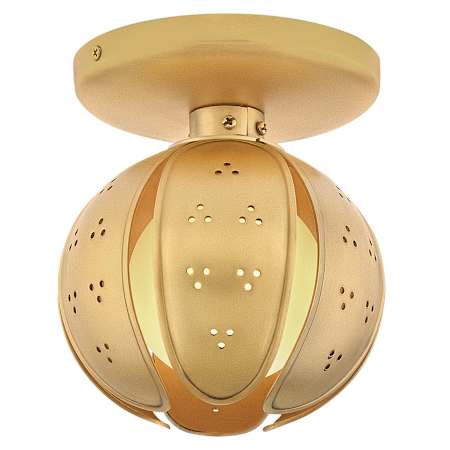 Fredrick Ramond Anthos 6" Tall LED Bathroom Sconce Unlacquered Brass