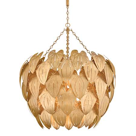 Fredrick Ramond Camille 12 Light 45" Wide Globe Chandelier Distressed Brass