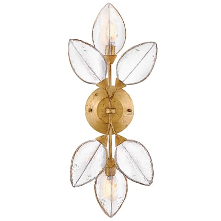 Fredrick Ramond Amira 2 Light 26" Tall Wall Sconce Distressed Brass