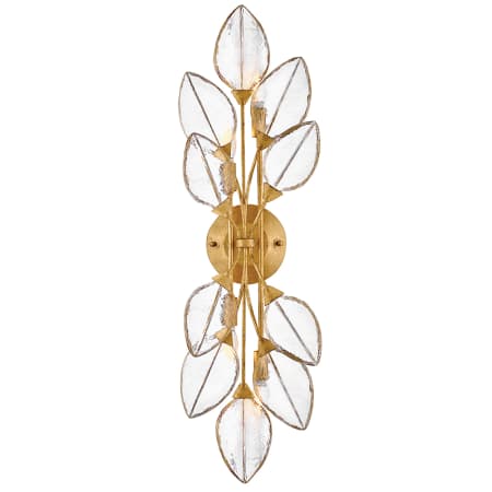 Fredrick Ramond Amira 4 Light 34" Tall Wall Sconce Distressed Brass