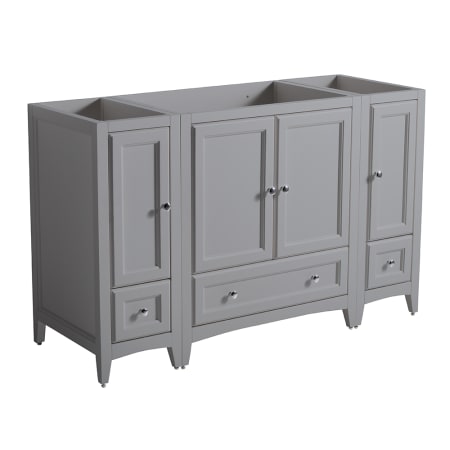 Fresca Oxford 54" Single Free Standing MDF Vanity Cabinet Only - Less Vanity Top Gray