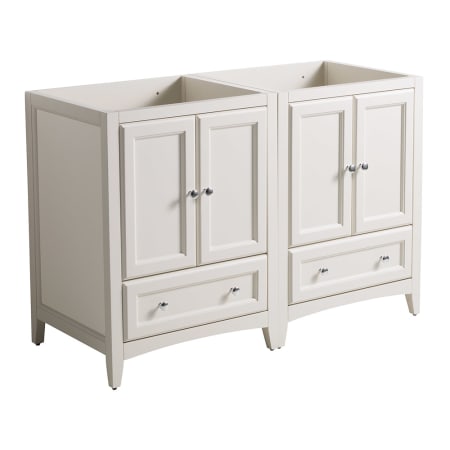 Fresca Oxford 48" Double Free Standing MDF Vanity Cabinet Only - Less Vanity Top Antique White