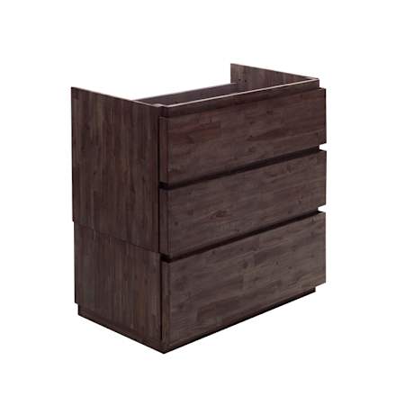 Fresca Formosa 35" Single Free Standing Vanity Cabinet - Less Vanity Top Acacia Wood