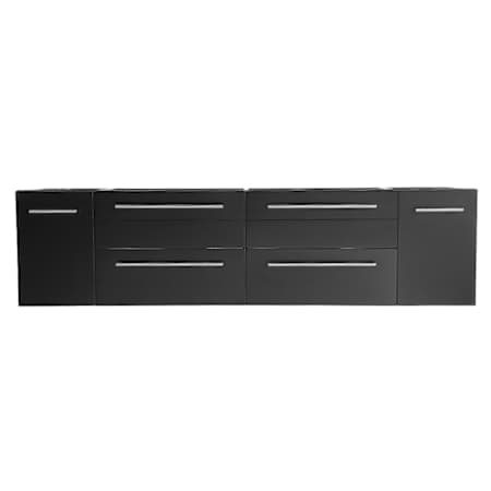 Fresca-FCB6119-UNS-Front View Black