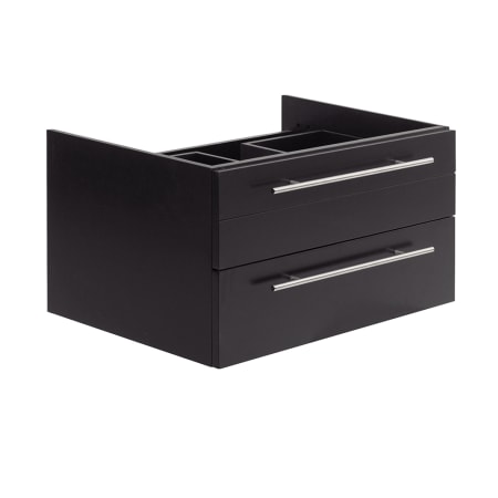 Fresca Lucera 30" Single Wall Mounted Vanity Cabinet Only - Less Vanity Top Espresso