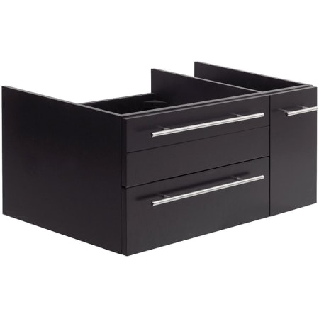 Fresca Lucera 36" Single Wall Mounted Vanity Cabinet Only - Less Vanity Top Espresso