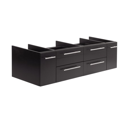Fresca Lucera 60" Double Wall Mounted Vanity Cabinet Only - Less Vanity Top Espresso