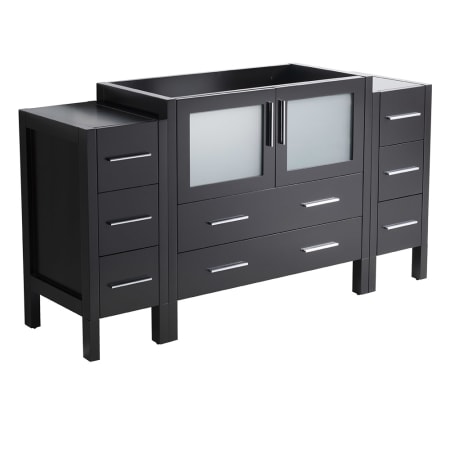Fresca Torino 60" Single Free Standing Engineered Wood Vanity Cabinet Only - Less Vanity Top Espresso