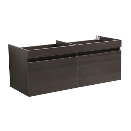 Fresca Mezzo 47" Single Wall Mounted MDF Vanity Cabinet Only with Two Drawers - Less Vanity Top Gray Oak